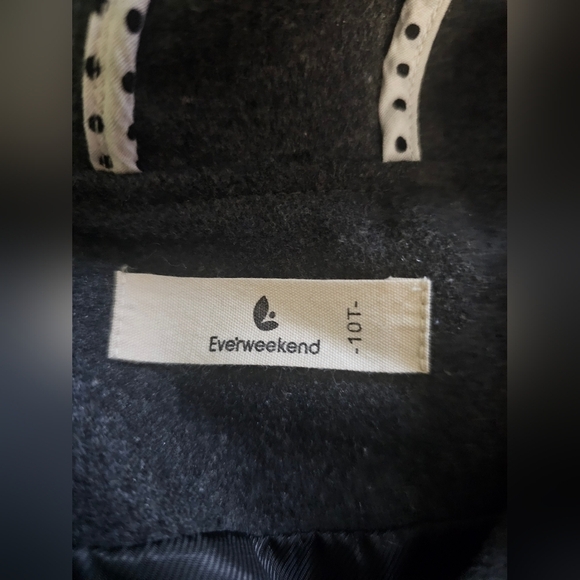 Car Seat Poncho Cape for Kids, Wool Blend Girls Dress Coat with Hoodie 10T - Picture 4 of 5